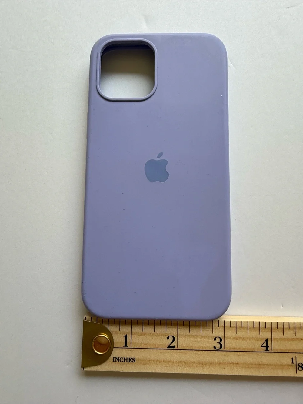 Apple Silicone iPhone Case - Lavender Purple